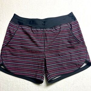 Lands' End Women's Black and Pink Athletic Shorts
